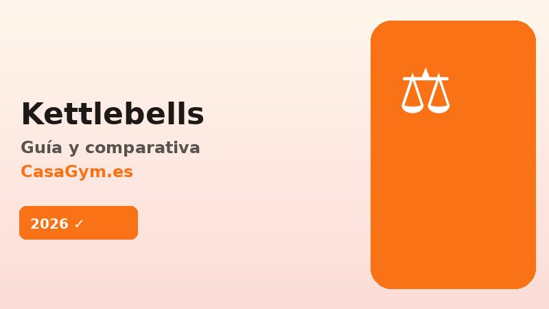 Los 6 Mejores Kettlebells para Casa 2026